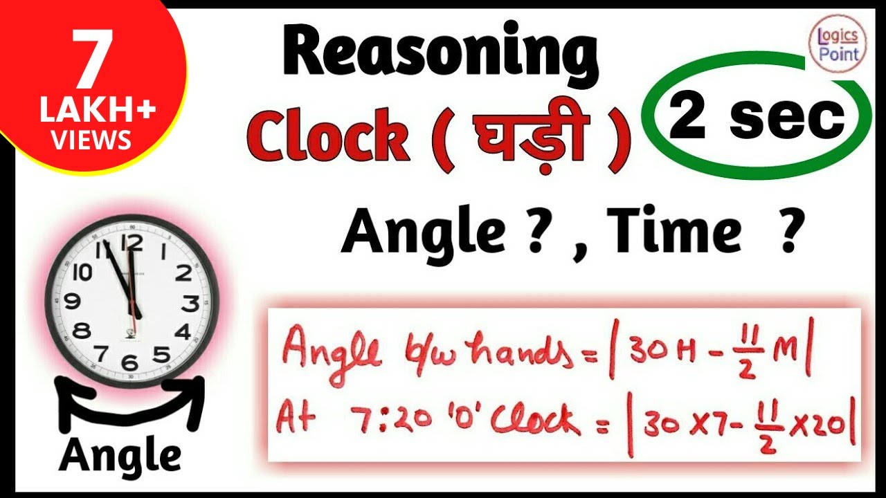 Reasoning Clocks |घड़ी Short Tricks | SSC CGL/CPO/CHSL