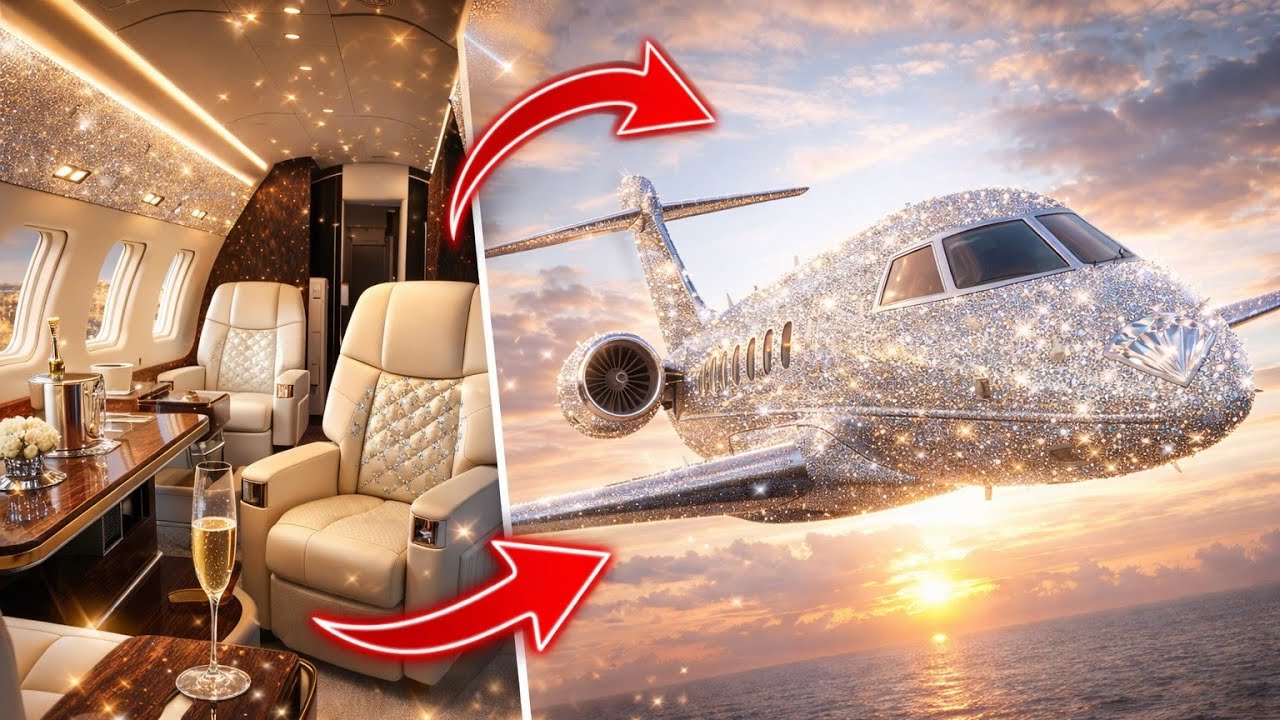 Первый в мире частный самолет Diamond с 100 этажами 💎✈️