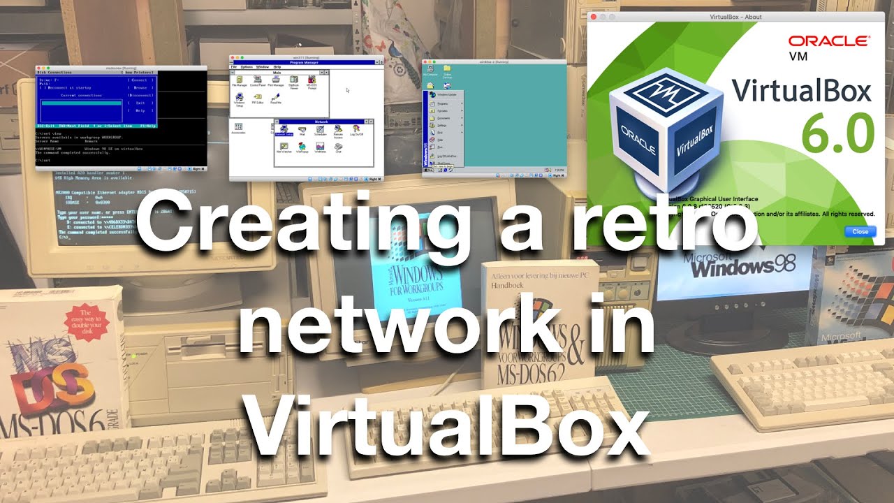 Создание ретро-сети компьютеров в Oracle VirtualBox