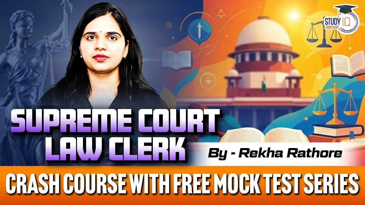 How to prepare For SC law clerk | Syllabus and exam scheme | Crash course for sc law clerk