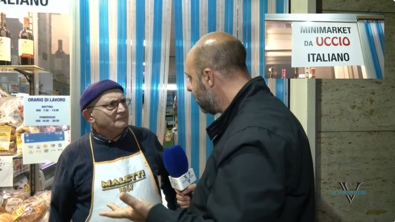 Troppi negozi stranieri, Uccio e il minimarket 