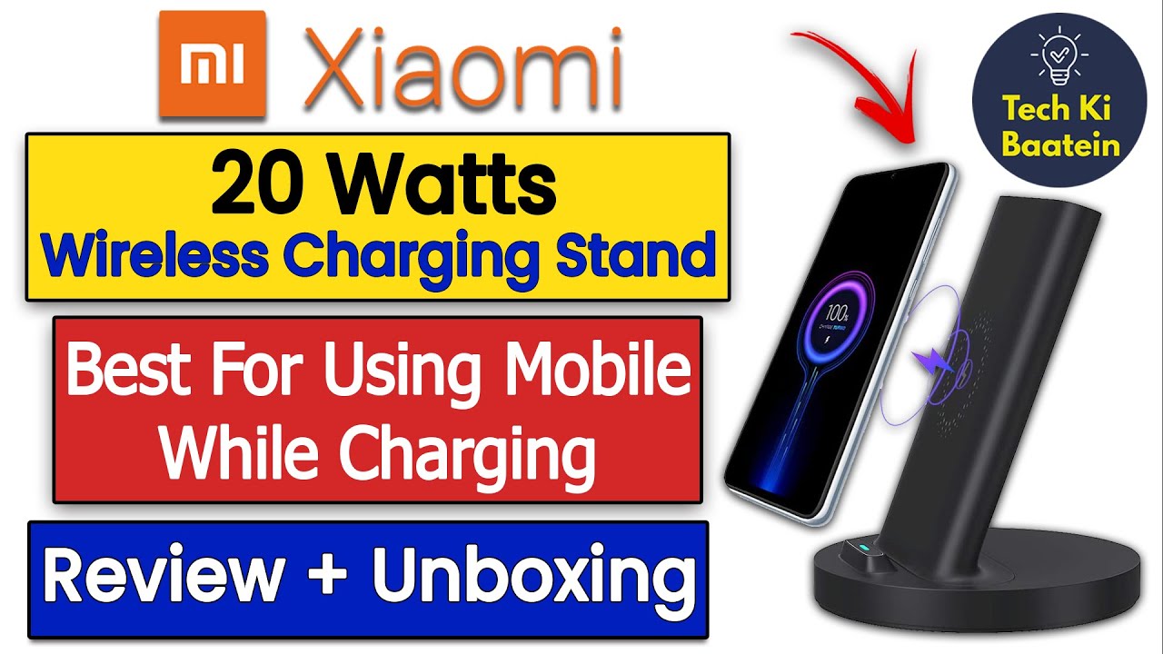 Xiaomi 20 WATT Wireless Charging Stand Review | Urdu - Hindi | Tech Ki Baatein