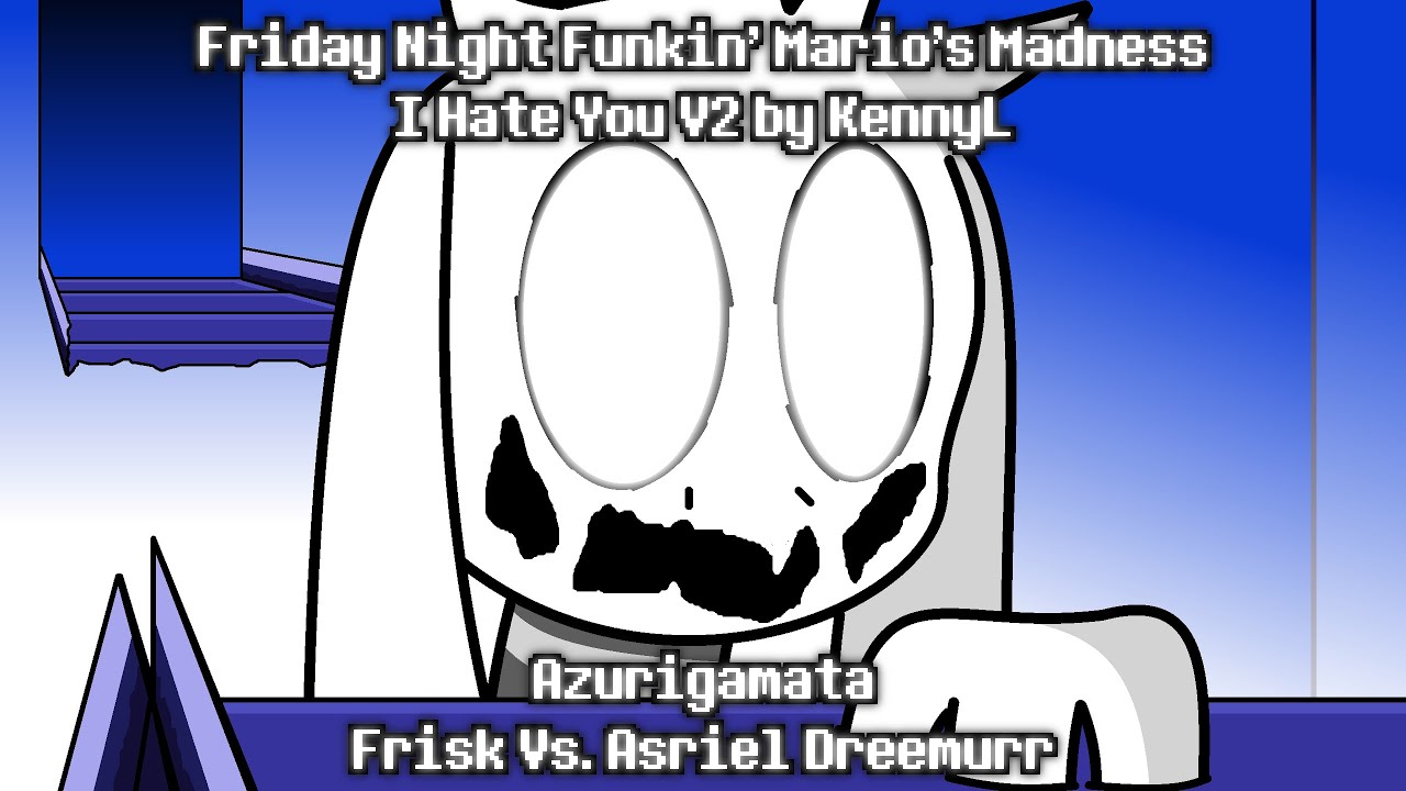 FNF Mario's Madness | Azurigamata (I Hate You V2) Undertale
