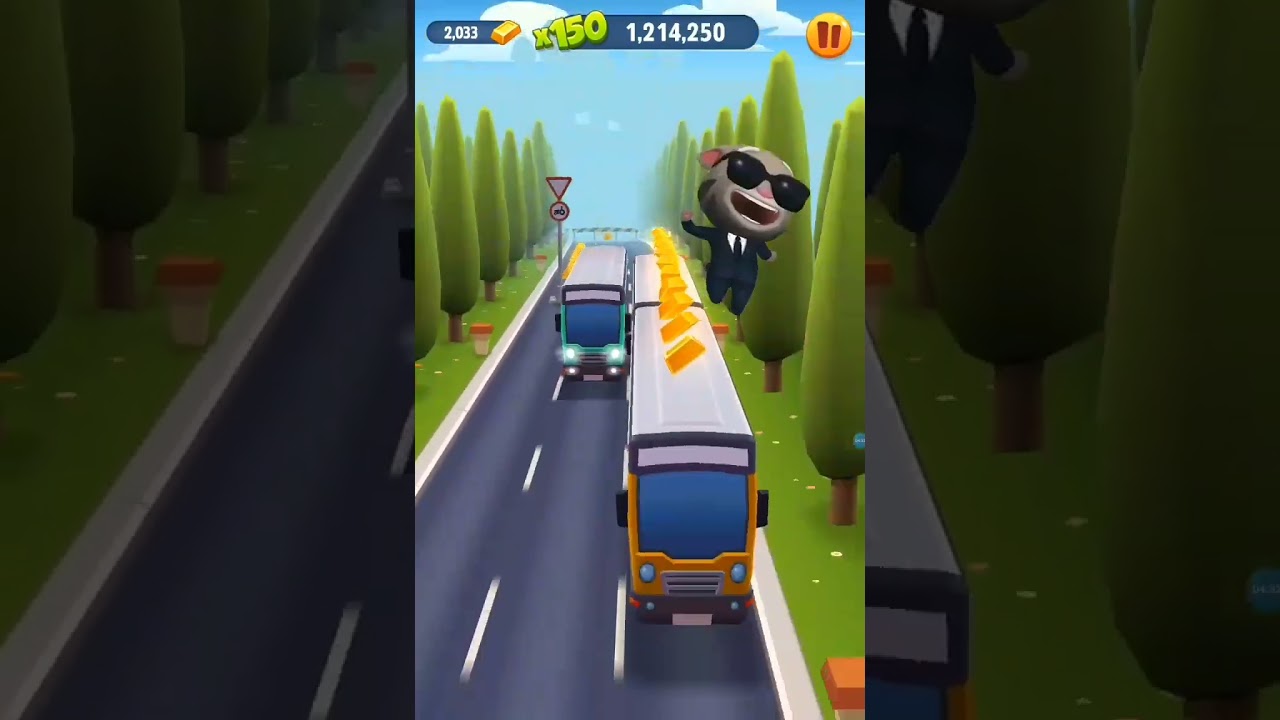 Talking Tom Gold Run Agent Tom Reverse