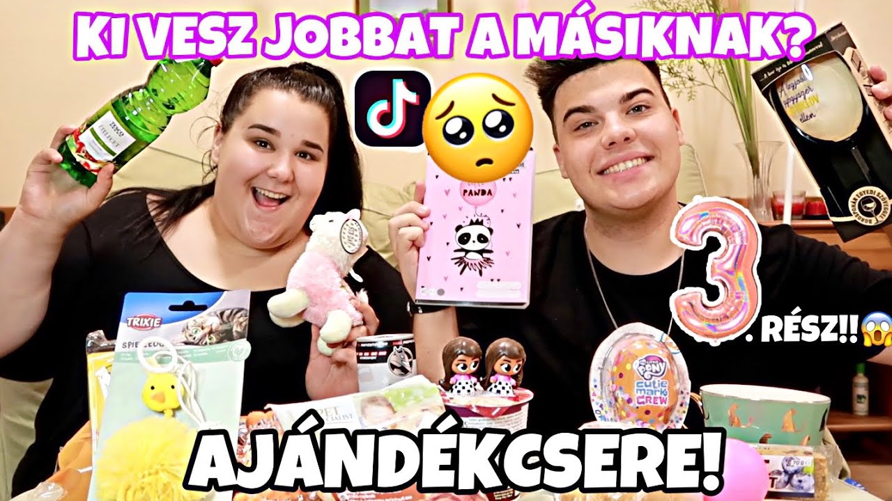 TikTok AJÁNDÉKCSERE 3. RÉÉÉSZ! 😱 *BARBIVAL* | Ki vesz jobb ajándékot?🛍😍