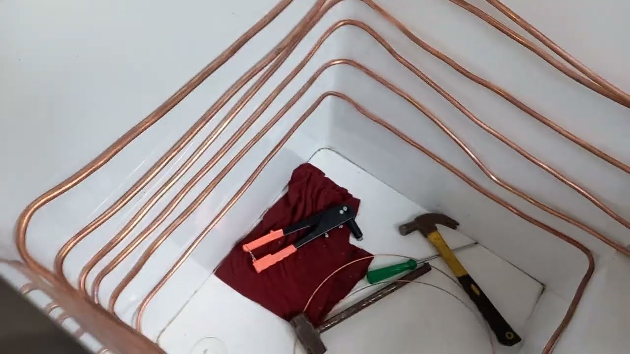 Tubulação Externa no Freezer 1°parte