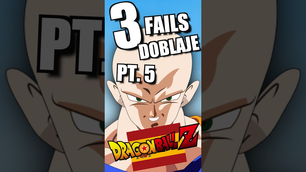 3 FAILS DE DRAGON BALL EN ESPAÑOL 🇪🇸 PARTE 5  #shorts