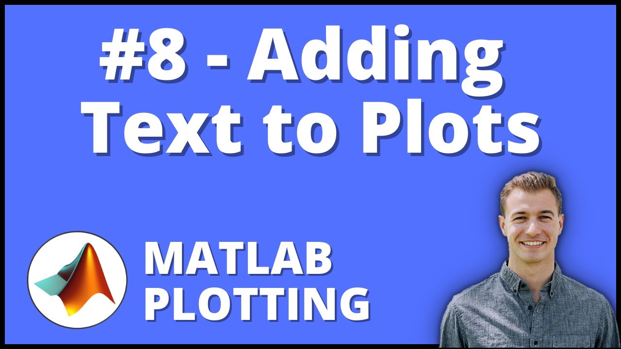 How to Add Text to a Plot or Graph in MATLAB | MATLAB Plotting Series