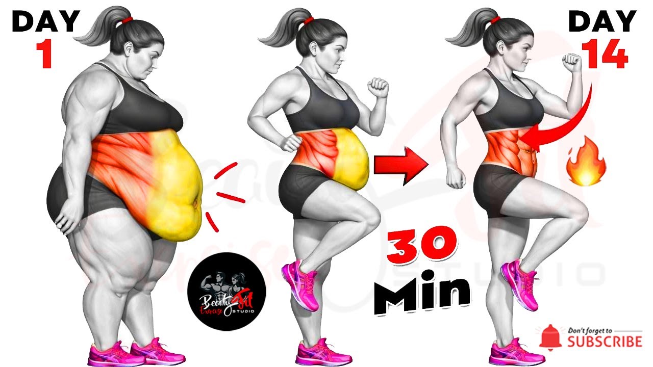 30-Min abs Workout To Lose Belly Fat BEST Weight Loss Standing Exercises
