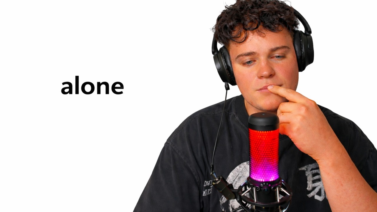 learning to be alone.