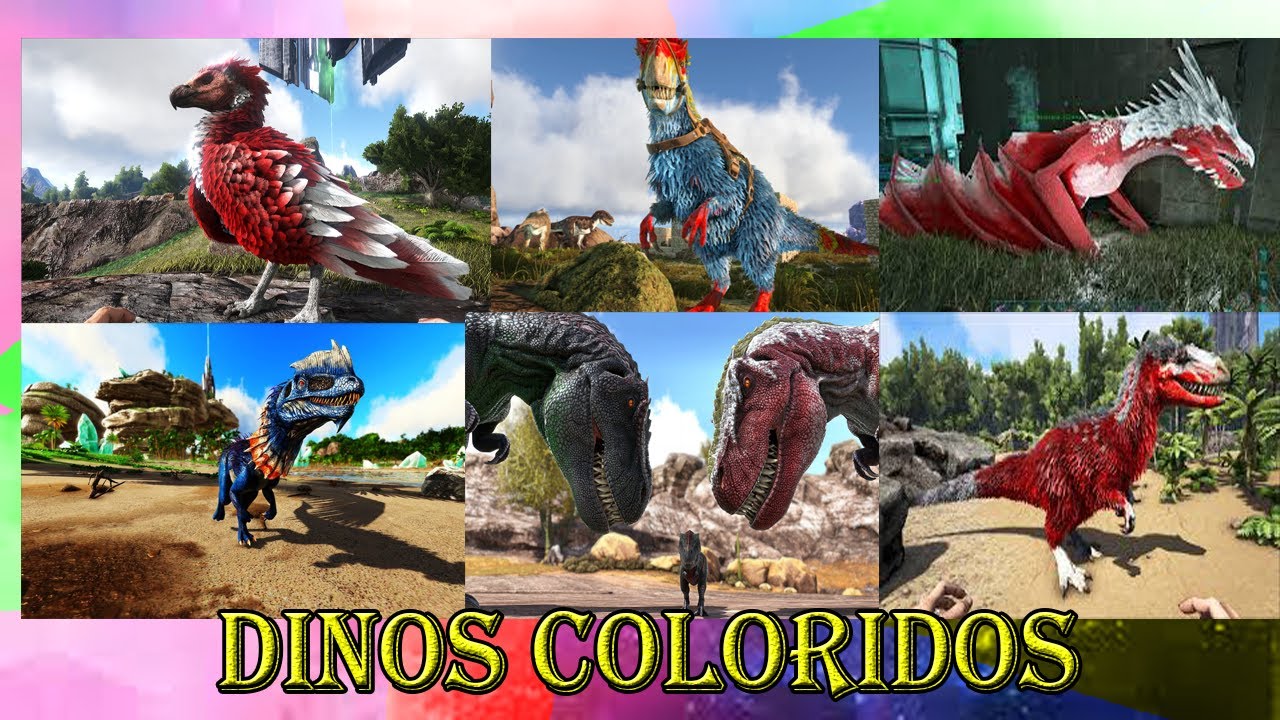 ark survival evolved #genetica parte 1- como ter dinossauros coloridos