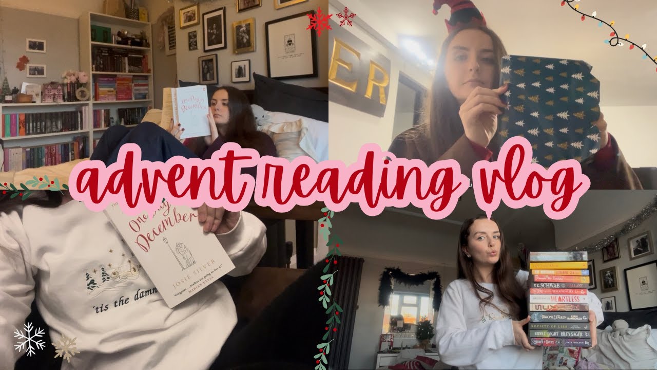 advent reading vlog! (& haul) ❄️🕯️