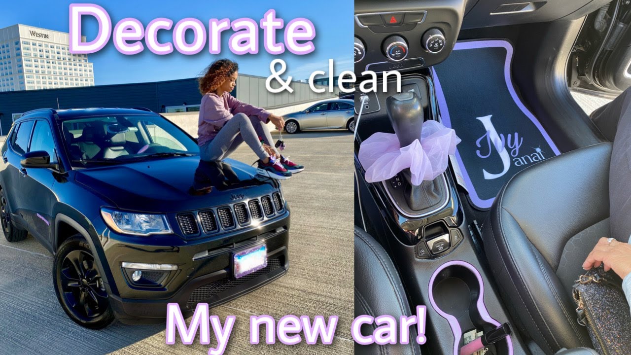 DECORATE MY NEW CAR WITH ME! +cleaning, car tour  and more.. *Super extra* || Jeep || IVYJANAI