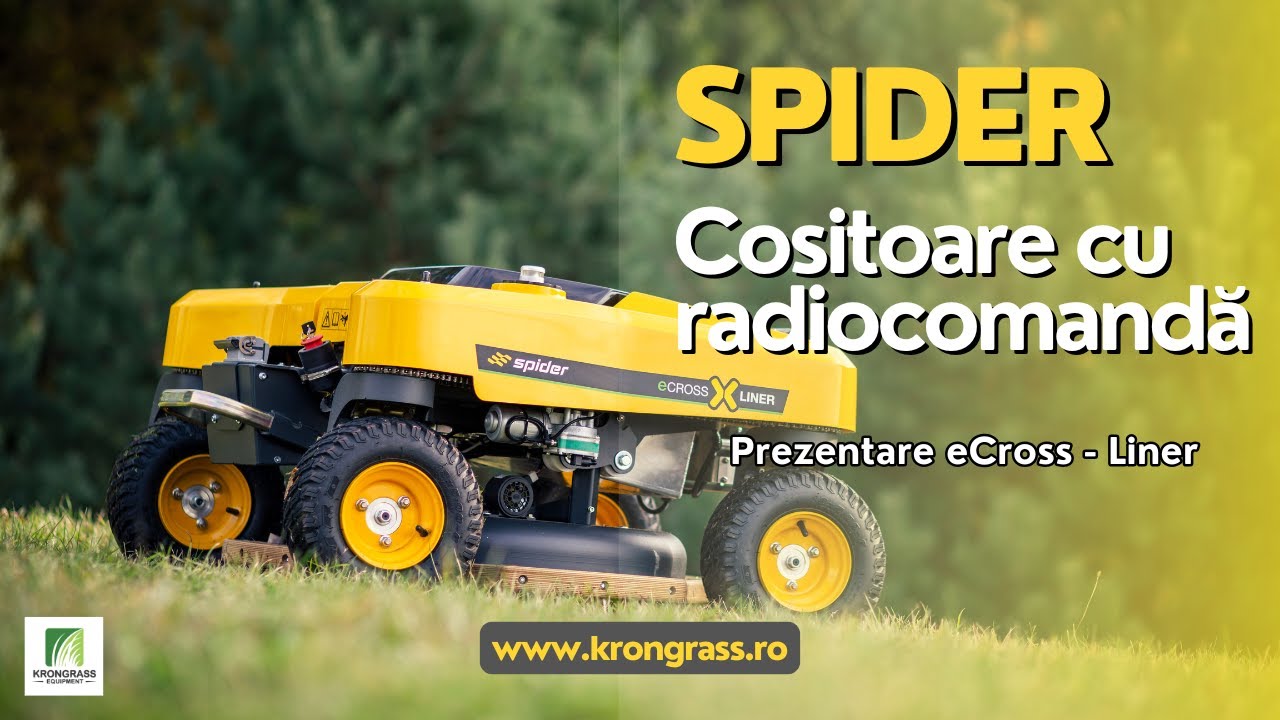 Spider eCROSS-LINER – Cositoare electrică cu radiocomandă