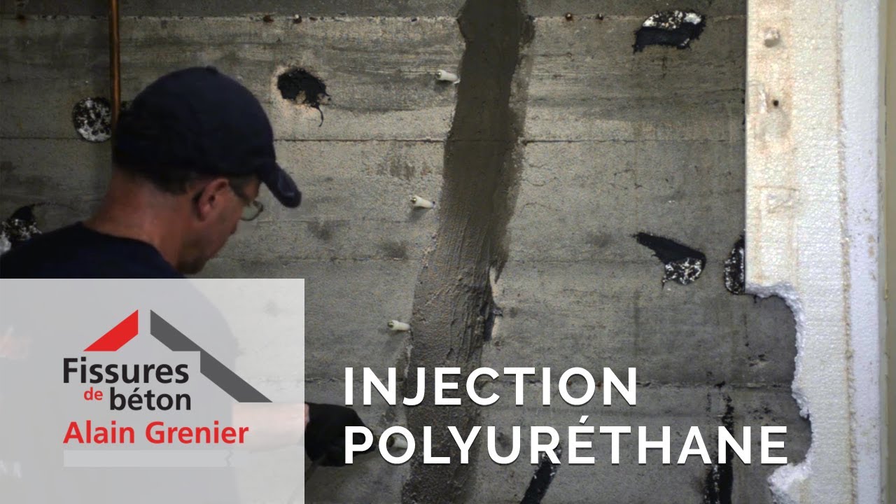 Services d’injection polyuréthane - Fissure Beton Grenier