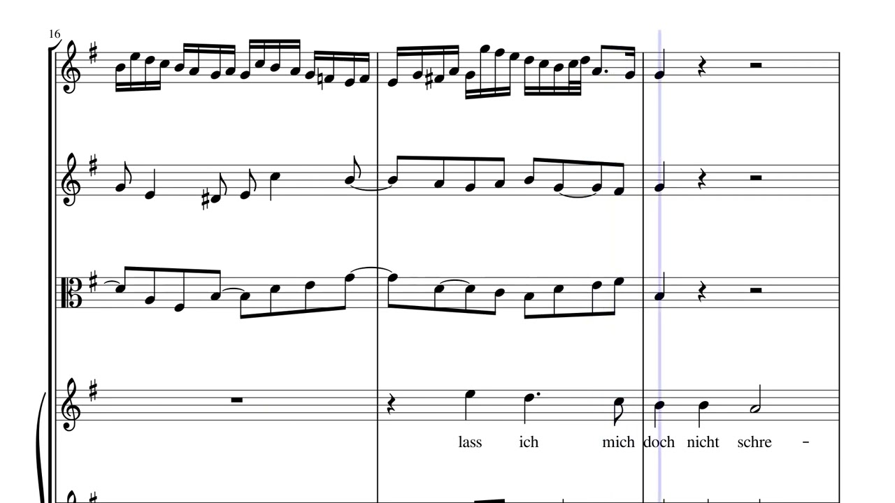 Die Elenden sollen essen  BWV 75 /  Mvt  7 &ndash; Johann Sebastian Bach