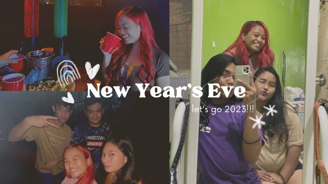 YEAR END VLOG | dyed my hair red + bigbang + fireworks