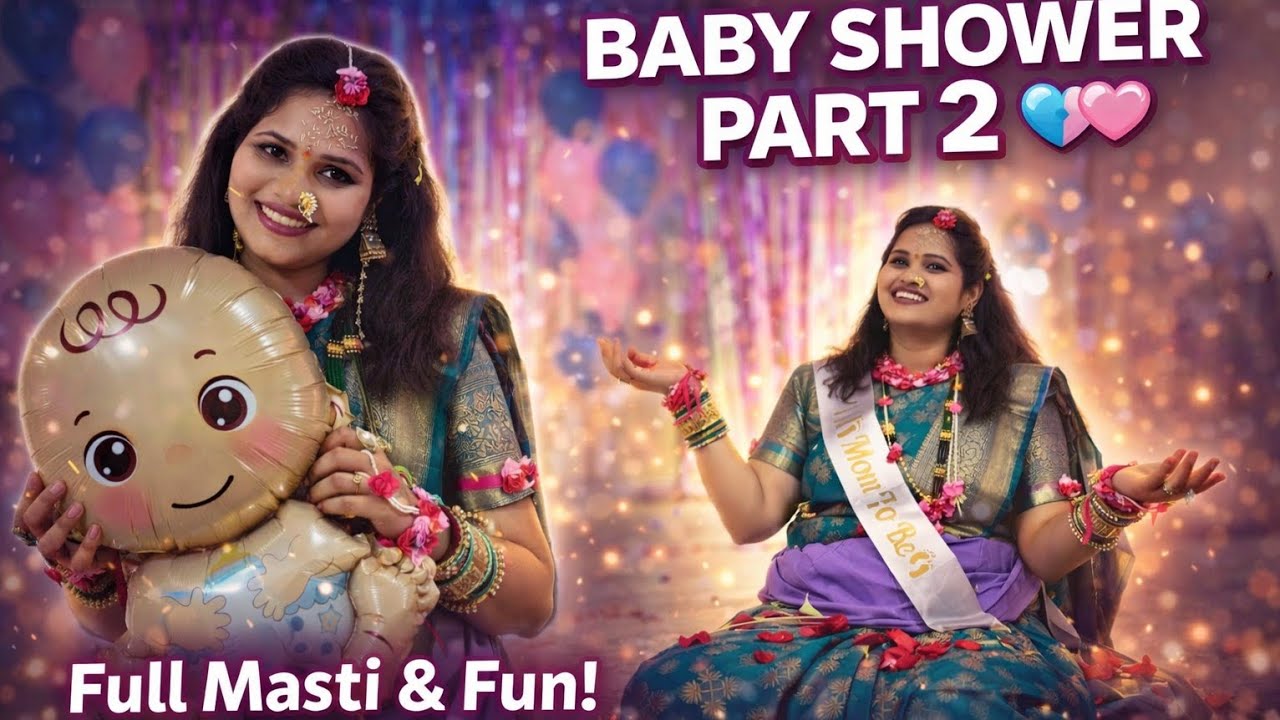 Celebrating Baby Shower | Fun And Cute Moments | Indian Style Celebration | Vlog. 3 | Part 2