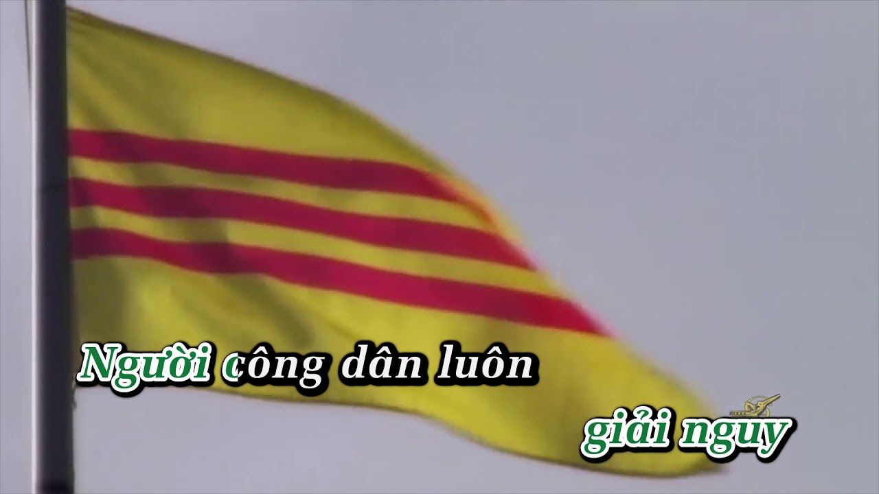 Quốc Ca Việt Nam Cộng H&ograve;a with Lyric