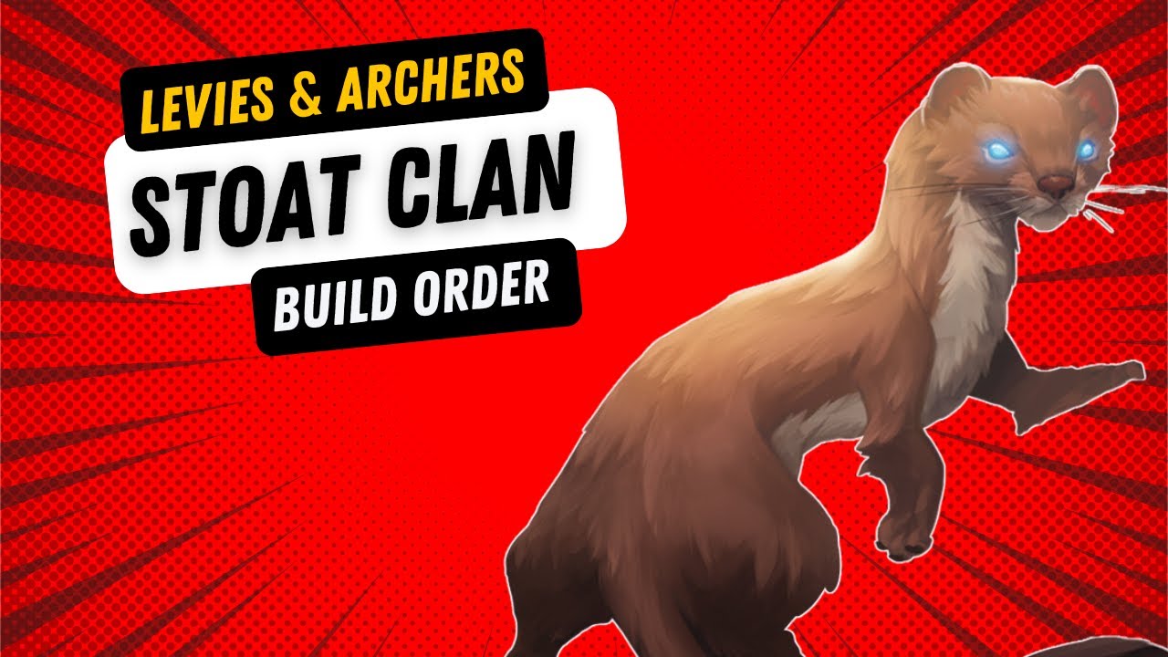 Stoat Clan Build Order | Levies and Mass Archers | Northgard