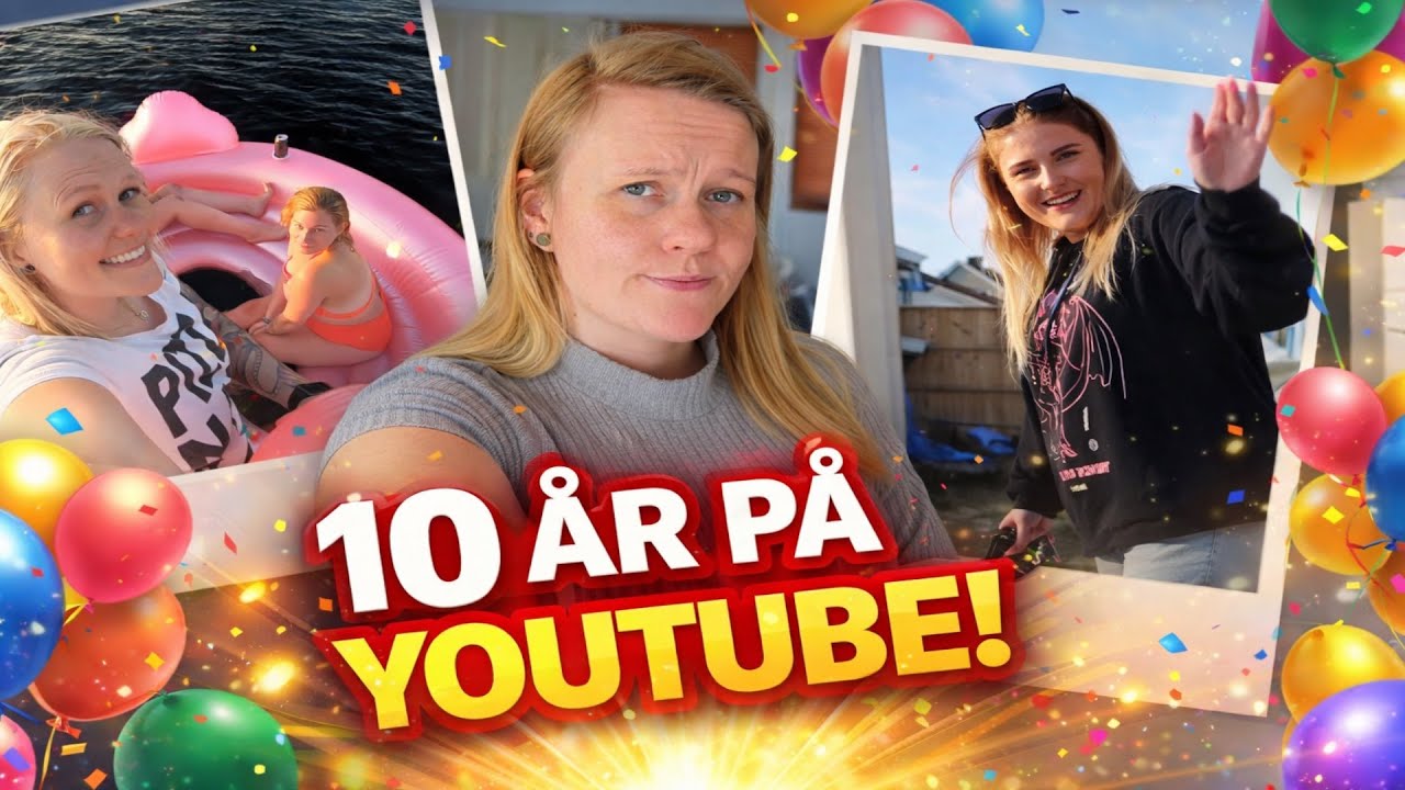 10 &Aring;R P&Aring; YOUTUBE! 🥳