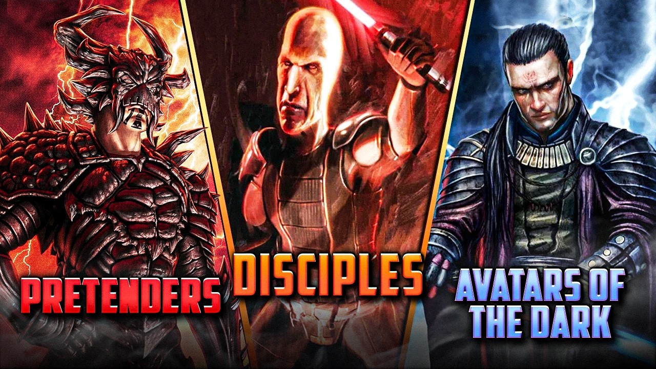 Ranking EVERY Notable Dark Lord of the Sith From Washed to Downright Legendary