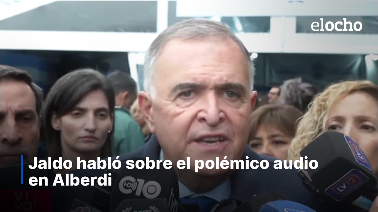 JALDO SOBRE EL POLÉMICO AUDIO EN ALBERDI