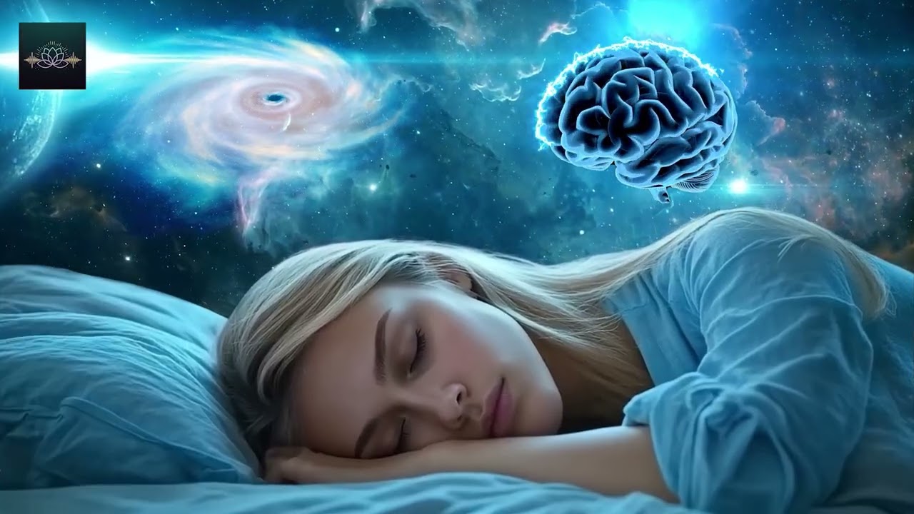 4K Brain Massage While You Sleep, Let Go of Worry & Sleep Deeply – 528Hz