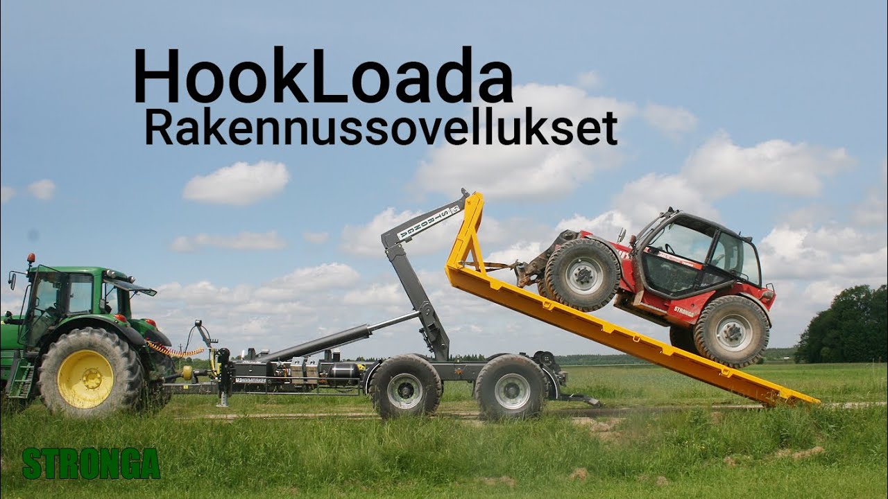 Stronga koukkulava perävaunu - Sovellukset rakennusalalla