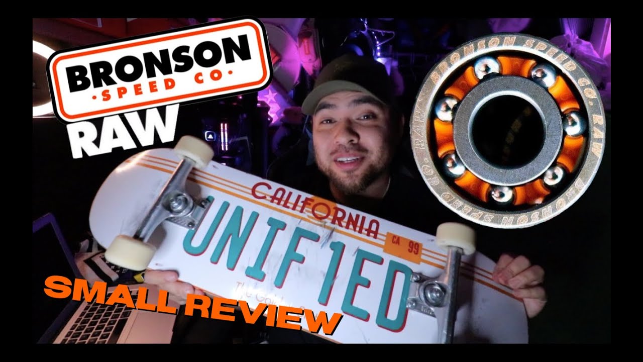 BRONSON RAW SKATE BEARINGS!(BRONSON SPEED CO)