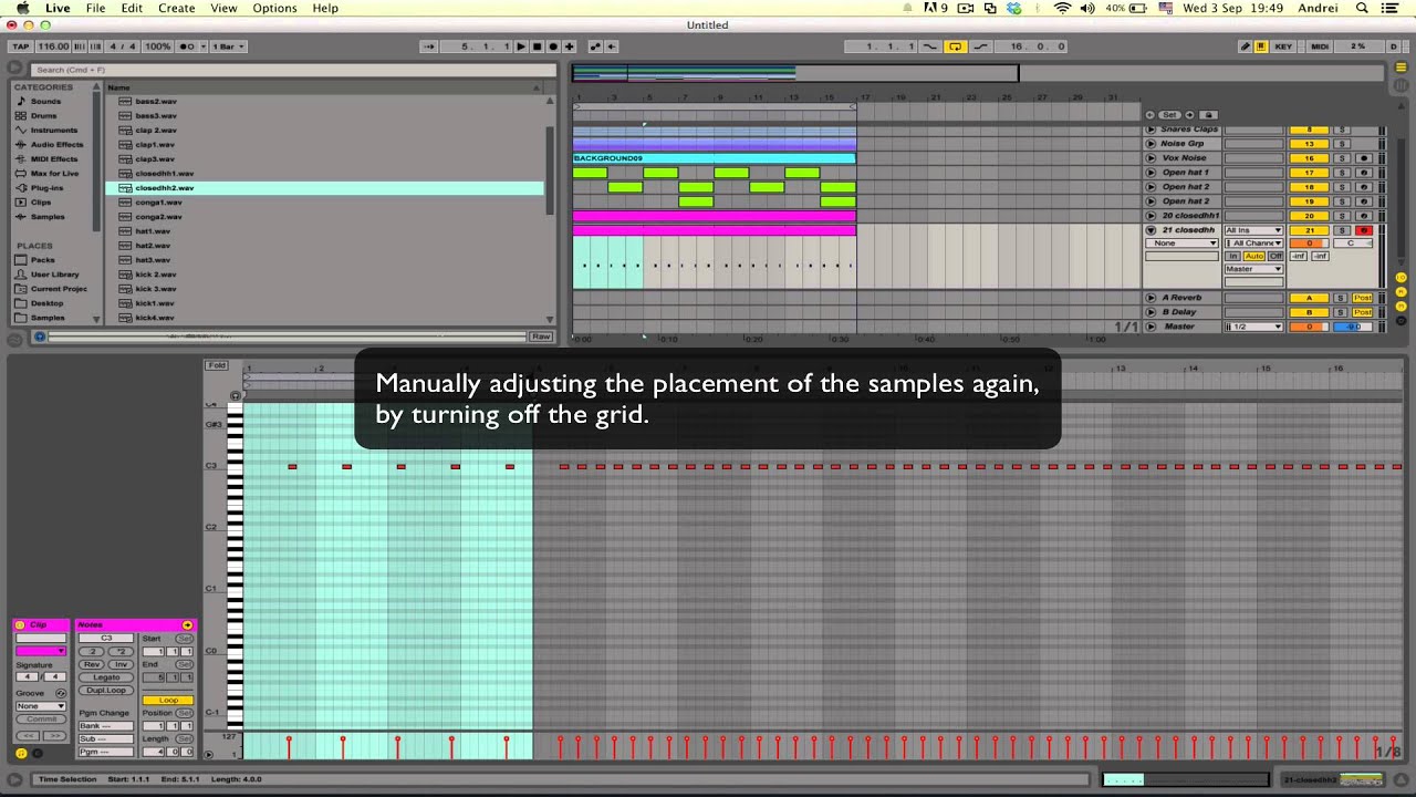 Ableton Live - Getting that Max Graef Sound