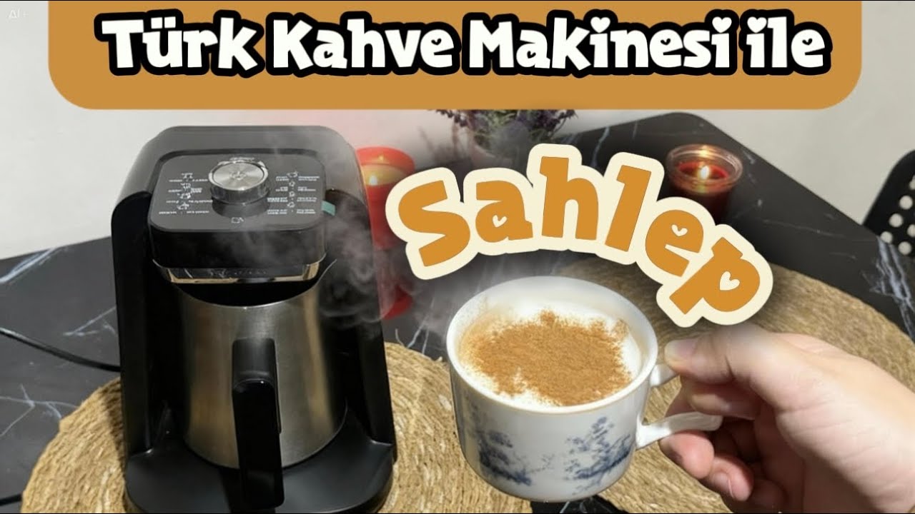 Arzum Okka Rich Spin Pro T&uuml;rk Kahvesi Makinesi ile Sahlep yapımı @ArzumEvAletleri 