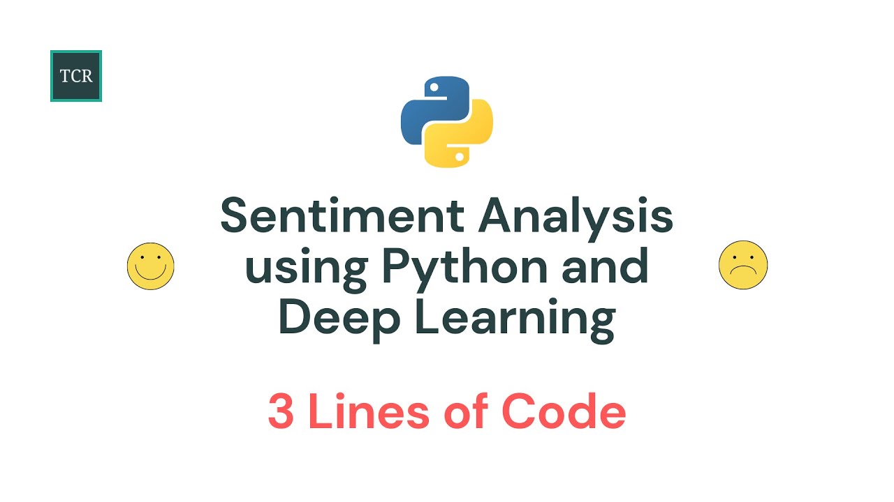 Sentiment Analysis using Python and Deep Learning (DistilBERT) in 3 lines of code
