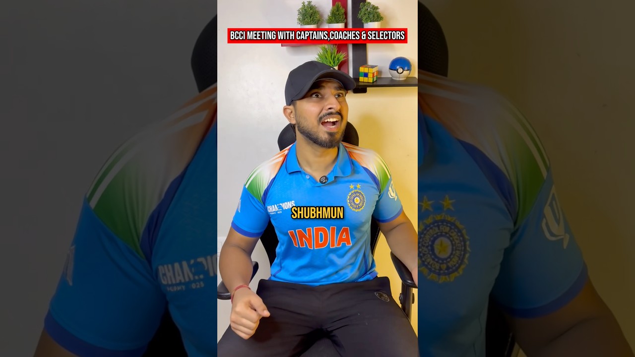 BCCI Meeting with Captains, Coaches & Selectors #rohitsharma #shreyasiyer #shubmangill