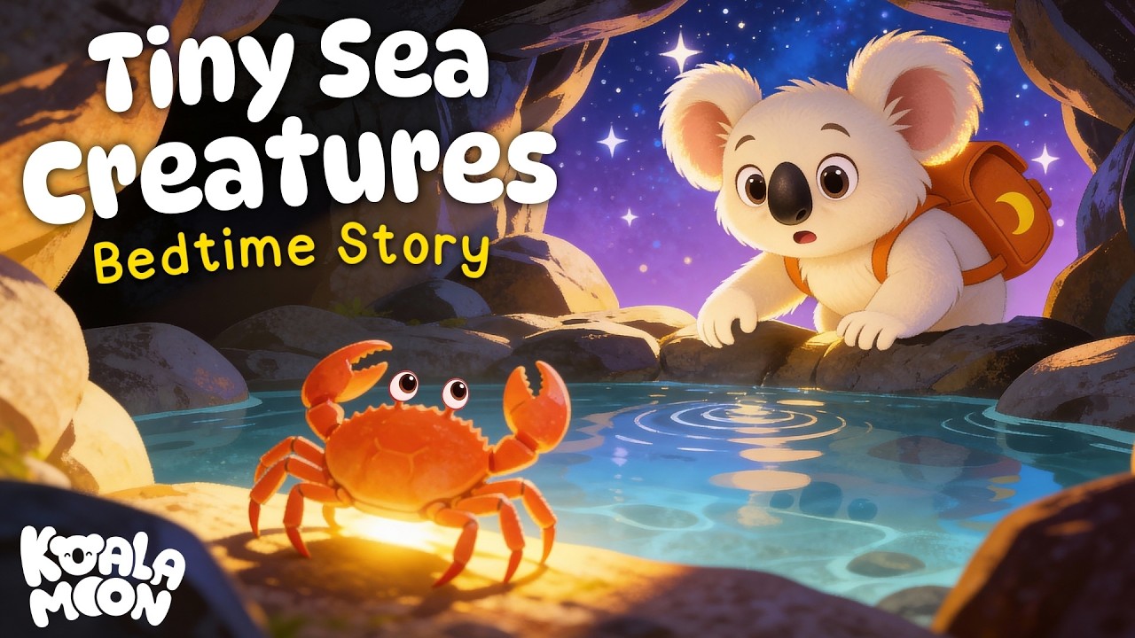 Tiny Sea Creatures 🦀 🌊 Relaxing Bedtime Story for Kids 😴