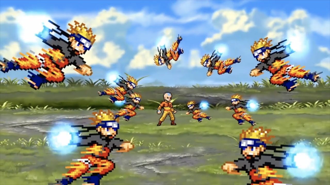 Naruto vs Aang! (Avatar The Last Airbender vs Naruto Shippuden) Naruto Animation