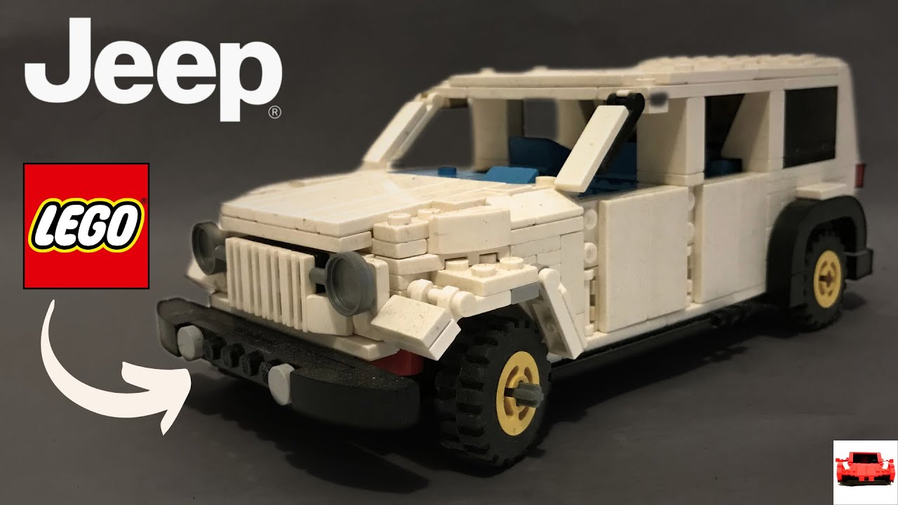LEGO Jeep Wrangler SUV | With Working Steering | How it's Built
