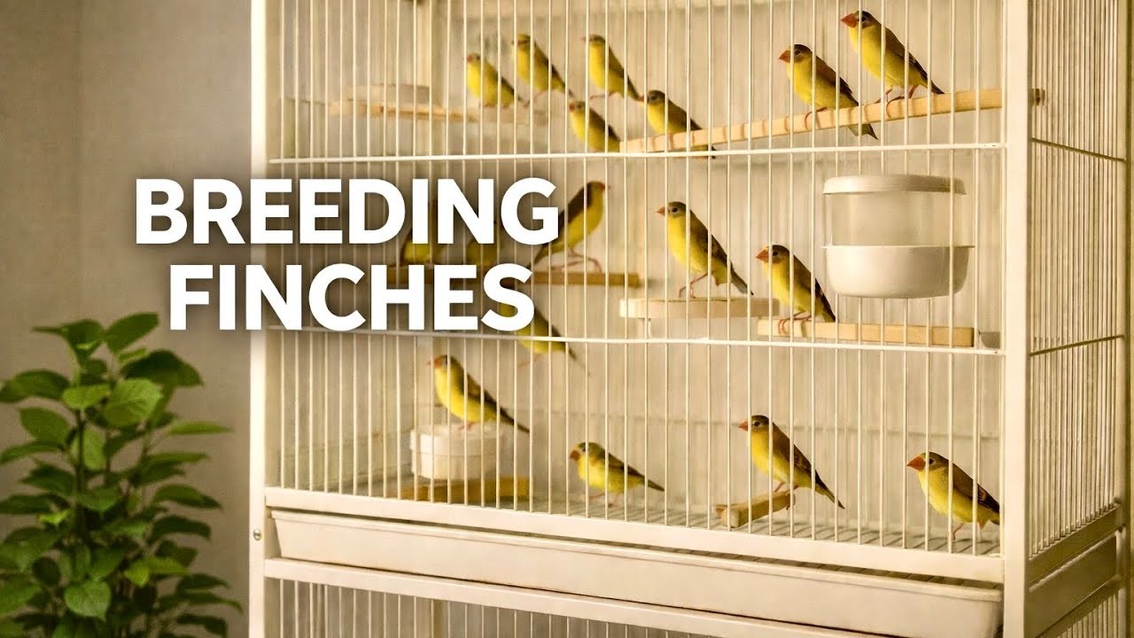 Finch Breeding Setup | Softbills & Bird Room Tour 