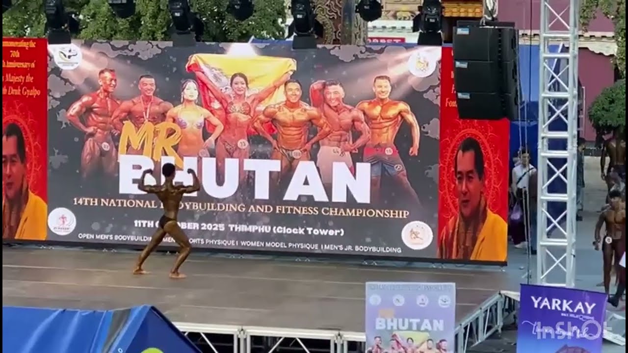 Mr Bhutan // The men open bodybuilding category 2025// Part 1