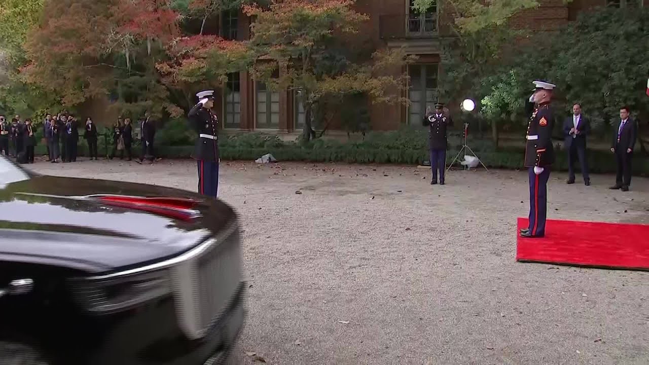 Watch: President Biden welcomes Chinese President Xi to summit at Filoli House in Woodside, Calif.