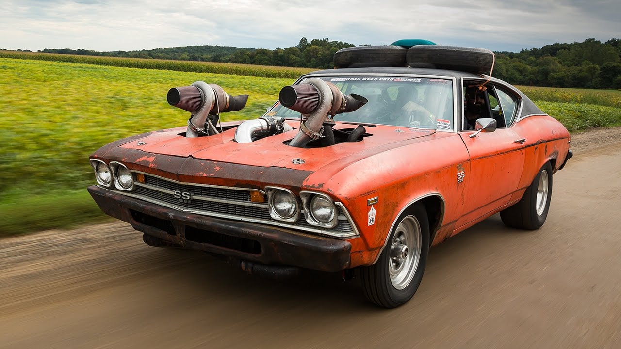 Aussie Twin Turbo Chevelle | Полная история | Уличная машина
