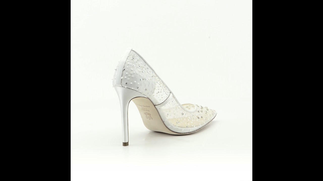 Bella Belle Elsa Ivory Sequin Heels
