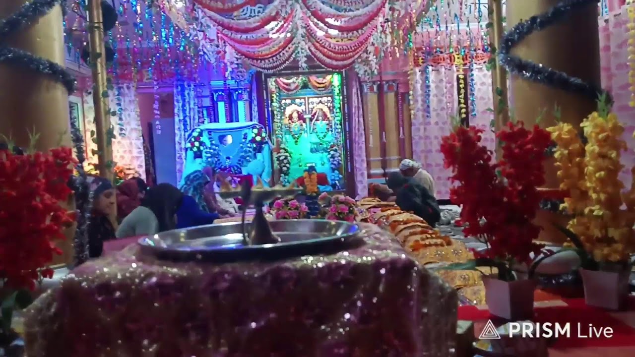 श्री निजानंद आश्रम मुजाहिदपुर संध्या आरती लाईव #pranami #sewapooja #nijanand #rajshyamaji #krishna