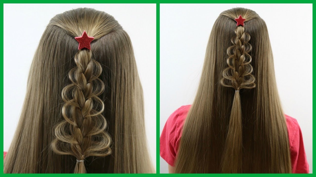 Коса «Рождественская елка» | BabesInHairland.com
