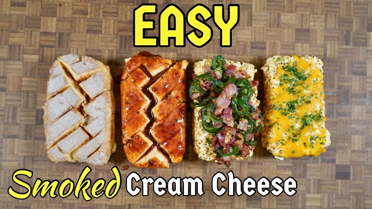 Smoked Cream Cheese on the Traeger Ironwood 650 | 4 Ways!