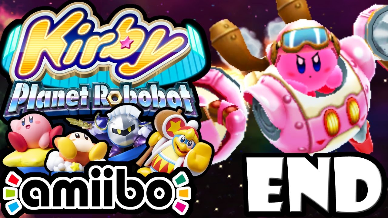 Kirby Planet Robobot END - 3DS Gameplay Walkthrough - Final Boss: Star Dream Ending - UFO amiibo