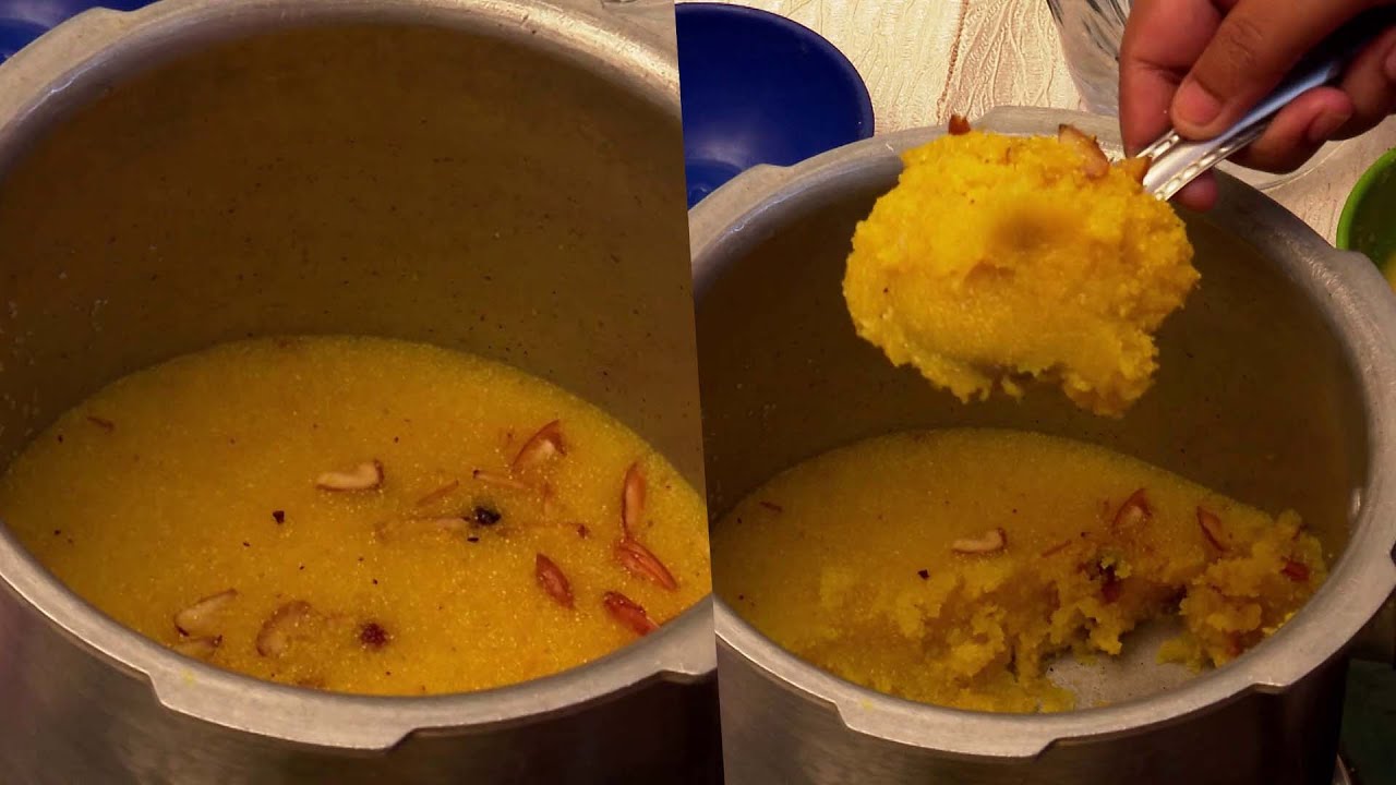 Kesari in Cooker in Tamil / ரவா கேசரி குக்கரில் செய்வது எப்படி / Rava Kesari in Tamil Cooking