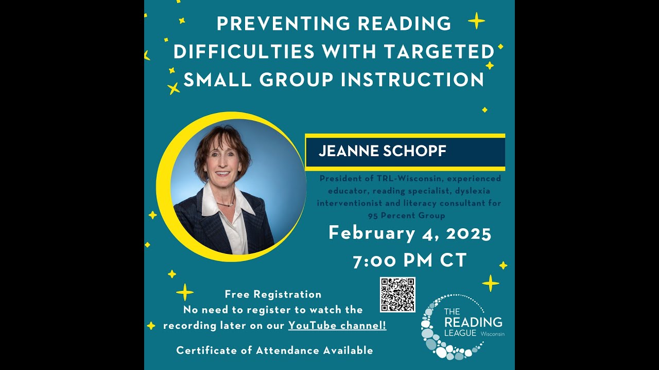 Preventing Reading Difficulties with Small Group Instruction