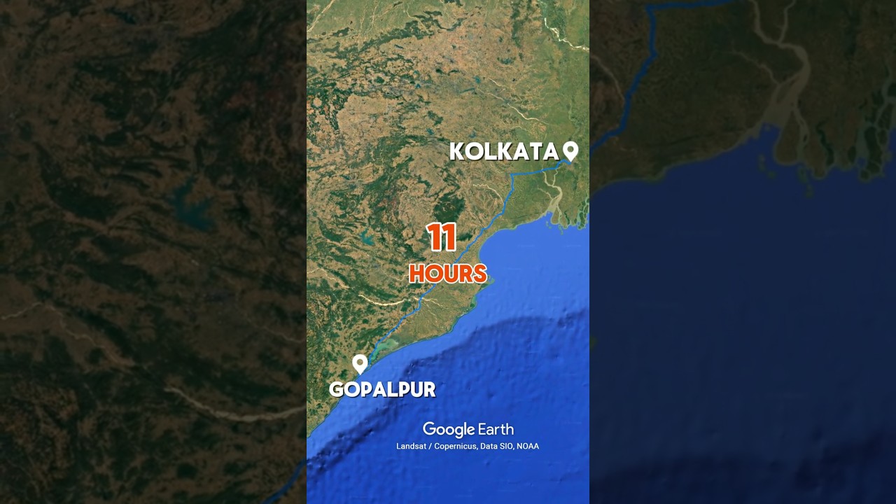 Kolkata to Gopalpur Sea Beach by Road
