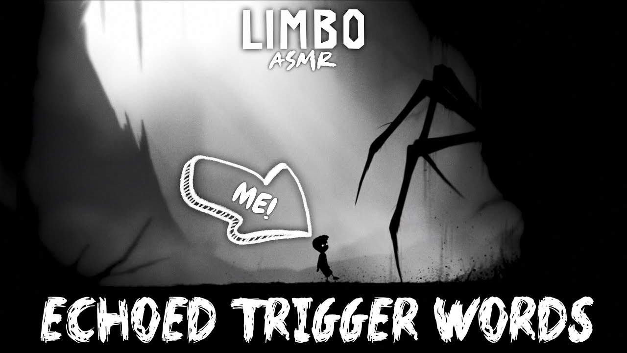 Limbo ASMR ~ ECHOED TRIGGER WORDS w/ RAIN SOUNDS 🖤